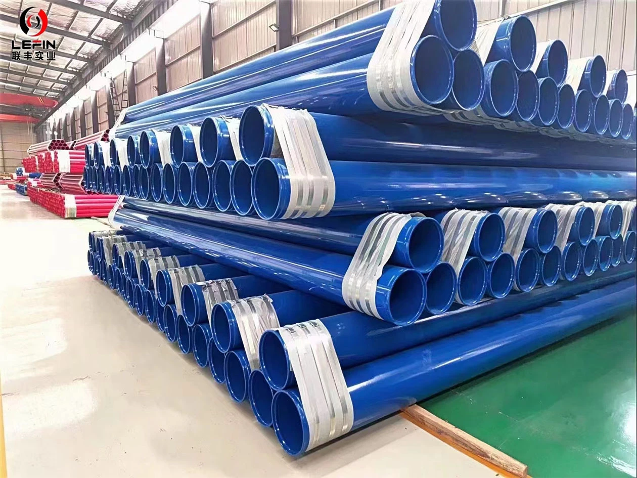 LEFIN STEEL-BLUE EPOXY COATING STEEL PIPE