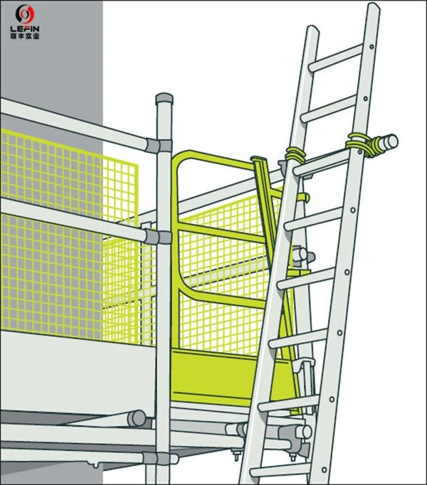 Scaffolding Self Close Safety Gate